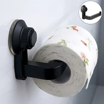 Držák toaletního Papíru Super Skladování Přísavky Držák na Zeď Odnímatelný Stojan Domácí Kuchyně Koupelna Wc Papíru Příslušenství xqmg 5