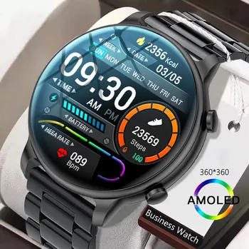 Pro Xiaomi Poco M4 Pro Black Shark 5 Pro Chytré Hodinky Muži Pro Dotykové Obrazovky Volání Smartwatch Vodotěsné Krevní Tlak, Srdeční Frekvence Sledovat