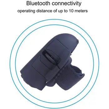 Mini Bluetooth Bezdrátová Prst Prsten Myš Ergonomický Kapesní Optická Cestovní Myš 3