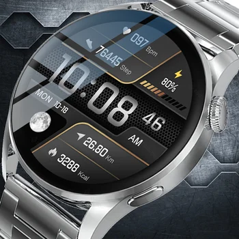 2021 Nové EKG+PPG Chytré Hodinky Muži Bezdrátové Nabíjení IP68 Vodotěsné Luxusní Dámské hodinky Smartwatch Pro Huawei Hodinky Podpora hebrejština