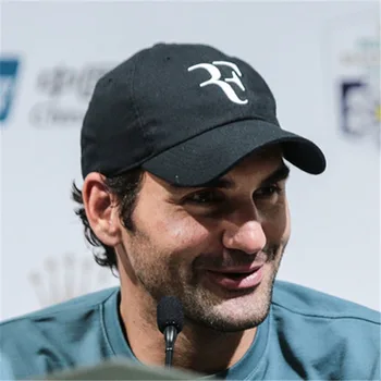 nová Tenisová Hvězda Roger Federer cap 3D výšivka Táta baseball čepice Unisex Snapback čepice Tenis F Klobouky Dropshipping