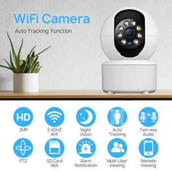 1080P IP Kamera Bezpečnostní Kamera WiFi Bezdrátové bezpečnostní Kamery CCTV pro Noční Vidění P2P Baby Monitor Domácí Bezpečnostní Wi-fi Kamera