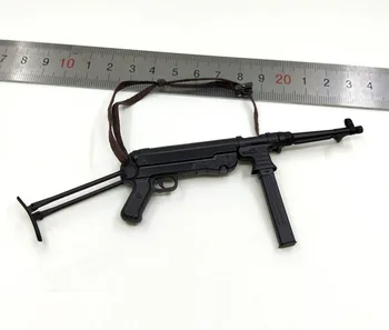 Na Prodej 1/6 UDĚLAL D80151 druhé světové VÁLKY Africké Armády Generál Války Hlavní Zbraň MP40 Puška Nemůže Být Vyhozen S Tašky Pro Panenku Akce 2