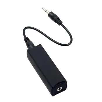 3,5 mm Audio Aux Kabel Proti rušení, zemní Smyčky Šum Filtr Odpojovač Eliminovat Rušení pro Domácí Stereo Car Audio Systému