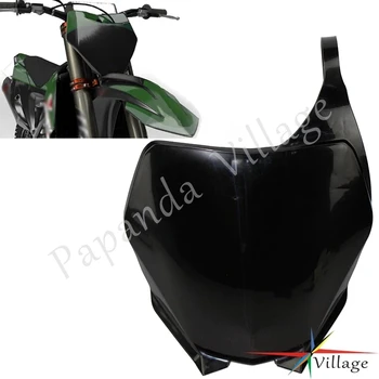 Černý Motocykl Motocross Enduro Supermoto Plastové Přední spz Kapotáž Maska Pro YAMAHA YZ125 250 250F 450F WR250F 450F