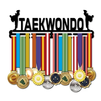 Taekwondo medaili závěs Bojových umění medaili zobrazení věšák sport medaili držák