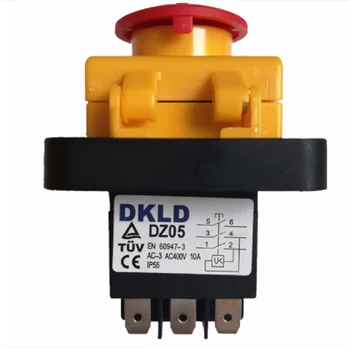 DKLD DZ05 IP55 380v ac 10A Elektromagnetické Startovací Tlačítko Spínače s krytem Stroje Vodotěsný Bezpečnostní spínač