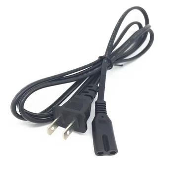 Nový AC Napájecí Adaptér kabel Kabel Konektory USA/USA/EU 2 Pin 2-kolík
