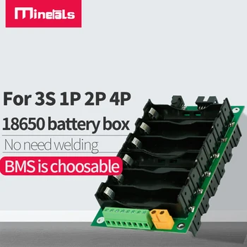 18650 baterie případě, 12V, 3S 18650 lithium baterie napájení nástěnná baterie box BMS DIY elektrické napájení