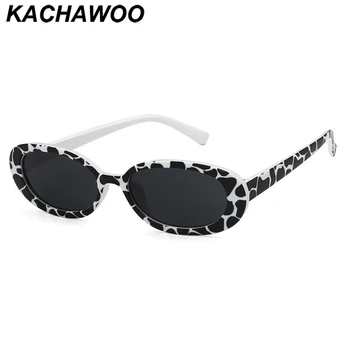 Kachawoo malé oválné sluneční brýle pro muže módní sluneční brýle, ženy, trendy venkovní odstíny uv400 bílá černá hnědá Evropské horké