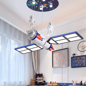 Dětský pokoj Prostor se satelitní led lustr dálkové ovládání svítidla pro děti, ložnice, dětského pokoje kreslený závěsné svítidlo